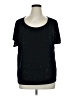 Apt. 9 Black Short Sleeve Top Size 0X - photo 1