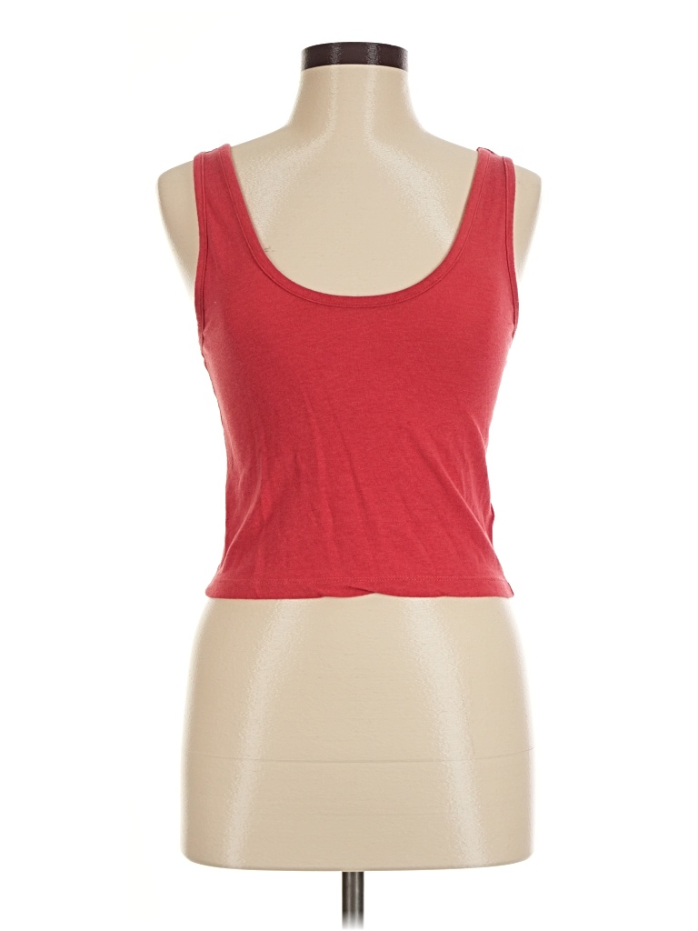 Pre-owned Colsie Tank Top Red Strapless Neckline Tops