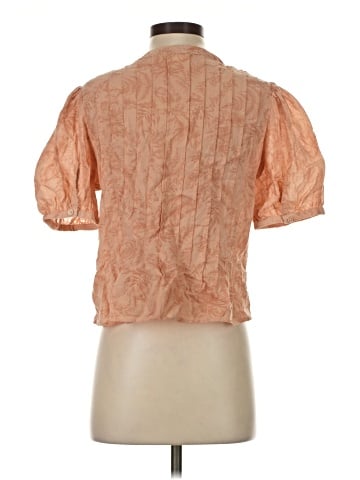 a.n.a. A New Approach Short Sleeve Blouse (view 2)