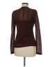 Saint + Sofia 100% Viscose Brown Long Sleeve Top Size 8 - photo 2