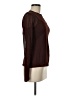Saint + Sofia 100% Viscose Brown Long Sleeve Top Size 8 - photo 4