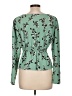 Leith 100% Polyester Green Long Sleeve Blouse Size L - photo 2