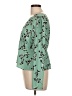 Leith 100% Polyester Green Long Sleeve Blouse Size L - photo 5