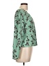 Leith 100% Polyester Green Long Sleeve Blouse Size L - photo 4