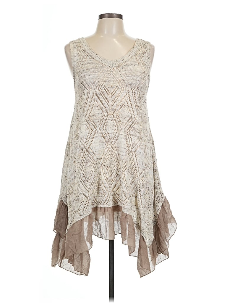 Pre-owned Ryu Casual Dress In Tan
