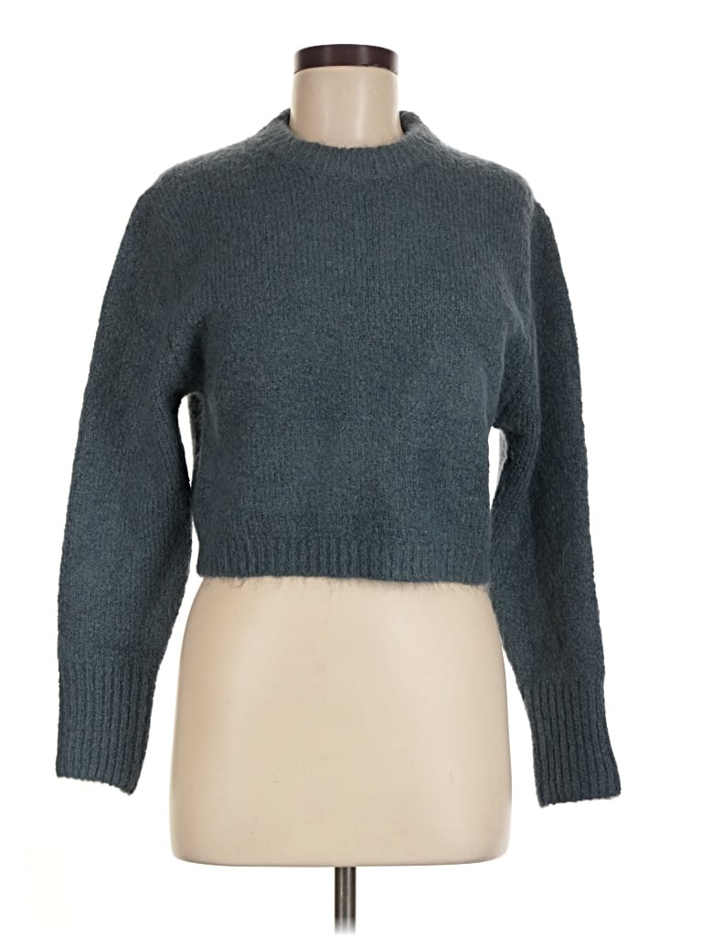 Pre-owned Zara Pullover Sweater In Teal