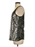 Express 100% Polyester Silver Green Sleeveless Top Size S - photo 5