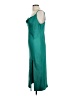 Justify 100% Polyester Solid Teal Cocktail Dress Size L - photo 5
