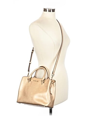 MICHAEL Michael Kors Leather Satchel (view 2)