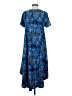 Lularoe Print Blue Casual Dress Size S - photo 2