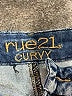 rue21 Hearts Blue Denim Shorts Size 8 - photo 3