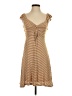 Abbeline 100% Polyester Stripes Tan Casual Dress Size XS - photo 1