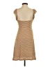 Abbeline 100% Polyester Stripes Tan Casual Dress Size XS - photo 2