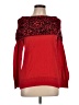 Anne Klein Animal Print Red Pullover Sweater Size L - photo 1