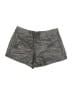 French Connection Metallic Silver Shorts Size 0 - photo 1