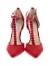 Betsey Johnson Color Block Red Heels Size 10 - photo 2