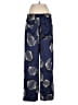 Zara 100% Viscose Paisley Blue Casual Pants Size XS - photo 2