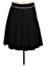 Gucci 100% Wool Solid Black Wool Skirt Size EU (IT) 46 / US 10 - photo 1