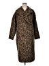 Just Fab 100% Polyester Brown Coat Size XL - photo 1