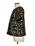 Hutch Animal Print Gold Short Sleeve Blouse Size L - photo 5