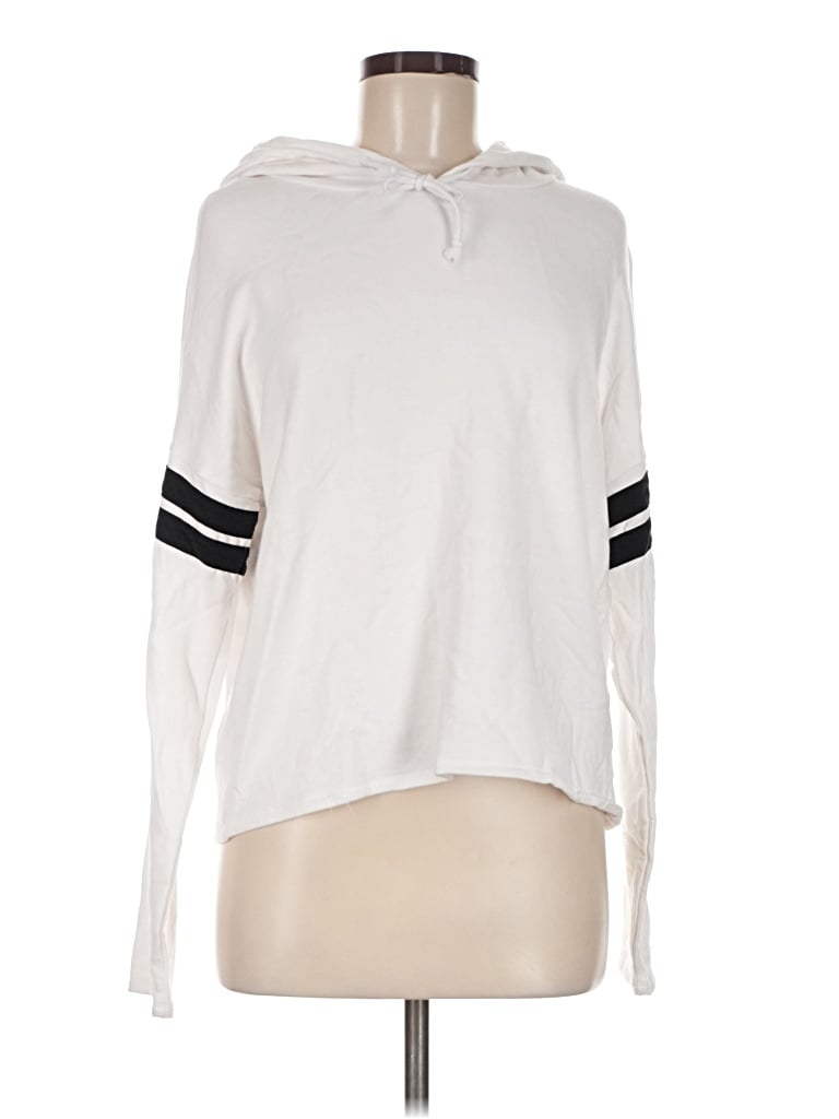 Pre-owned Aqua Pullover Hoodie In White
