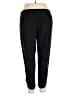 Caslon 100% Linen Solid Black Track Pants Size XL - photo 2
