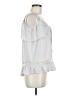 Poof! 100% Rayon Silver Tank Top Size L - photo 4