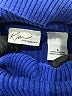 Kim Rogers 100% Cotton Blue Turtleneck Sweater Size L - photo 7