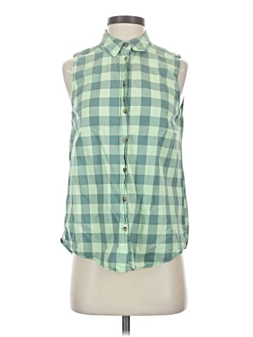 H&M L.O.G.G. Sleeveless Button-Down Shirt (view 1)