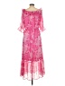 Willow Drive 100% Polyester Pink Ivory Cocktail Dress Size L - photo 2