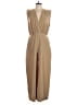 Zara Solid Tan Jumpsuit Size L - photo 1