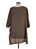 Babette 100% Polyester Brown 3/4 Sleeve Blouse Size L - photo 2