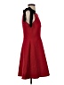 Gal Meets Glam Solid Red Cocktail Dress Size 4 - photo 4