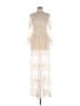 Assorted Brands 100% Cotton Ivory Cocktail Dress Size Lg - XL - photo 1