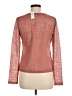 Ann Taylor LOFT Pink Long Sleeve Top Size M - photo 2