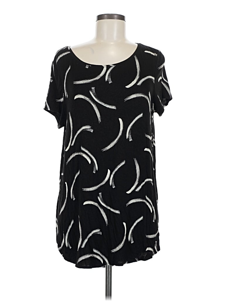 Pre-owned Apt. 9 Short Sleeve T-shirt In Black