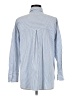 Zara Stripes Blue Long Sleeve Button-Down Shirt Size M - photo 2