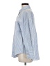 Zara Stripes Blue Long Sleeve Button-Down Shirt Size M - photo 5