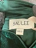 Sau Lee Graphic Green Cocktail Dress Size 2 - photo 7