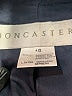 Doncaster Collection 100% Cupro Solid Blue Blazer Size 10 - photo 6
