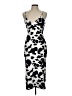 Codigo Graphic Silver Cocktail Dress Size L - photo 1