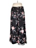 Unbranded 100% Polyester Floral Black Casual Pants Size 0X - photo 2