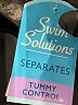 Swim Solutions Black Swimsuit Bottoms Size 22 - photo 3