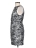 Alice + Olivia Animal Print Silver Cocktail Dress Size 2 - photo 5