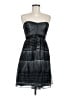 BCBGMAXAZRIA Graphic Black Cocktail Dress Size 6 - photo 1