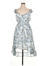 No Boundaries Paisley Blue Cocktail Dress Size XL - photo 1