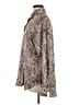 Daytrip Animal Print Brown Long Sleeve Blouse Size M - photo 5