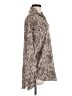 Daytrip Animal Print Brown Long Sleeve Blouse Size M - photo 4