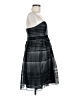 BCBGMAXAZRIA Graphic Black Cocktail Dress Size 6 - photo 4