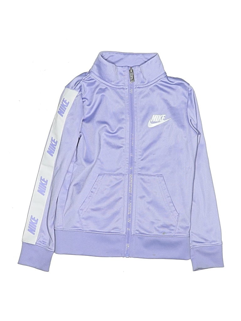 Pre-owned Nike Kids' Track Jacket In Purple